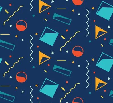 Geometric Seamless Pattern Illustrazione stock