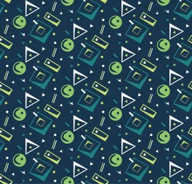Geometric Seamless Pattern Illustrazione stock