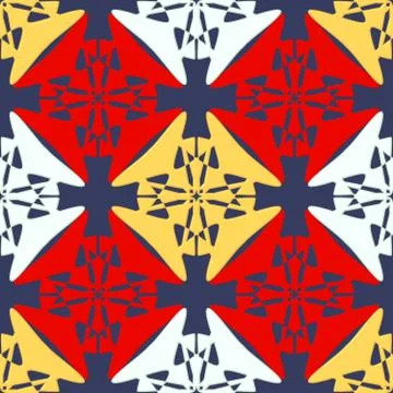 Geometric seamless pattern Illustration