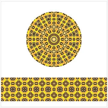 Geometric Seamless Pattern Stock Illustration