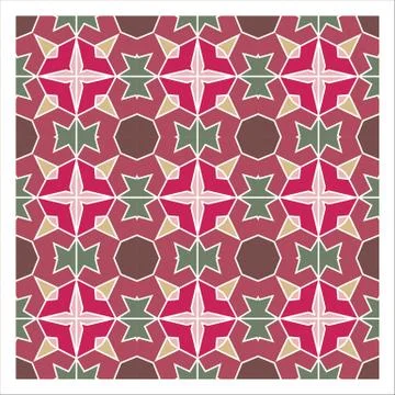 Geometric Seamless Pattern Illustrazione stock