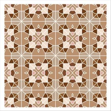 Geometric Seamless Pattern Stock Illustration