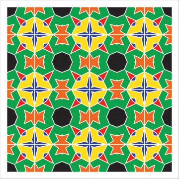 Geometric Seamless Pattern Illustrazione stock