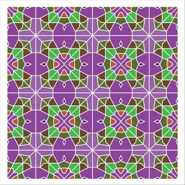 Geometric Seamless Pattern Illustrazione stock