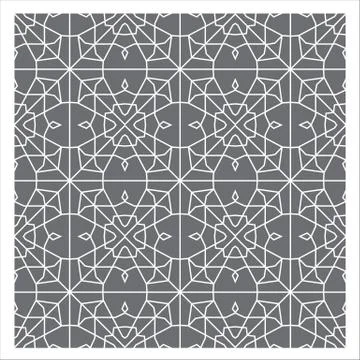 Geometric Seamless Pattern Stock Illustration