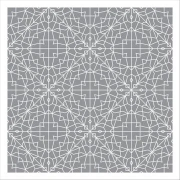 Geometric Seamless Pattern Stock Illustration