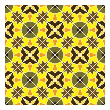 Geometric Seamless Pattern Stock Illustration