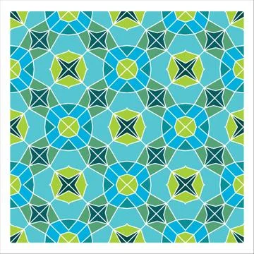 Geometric Seamless Pattern Stock Illustration