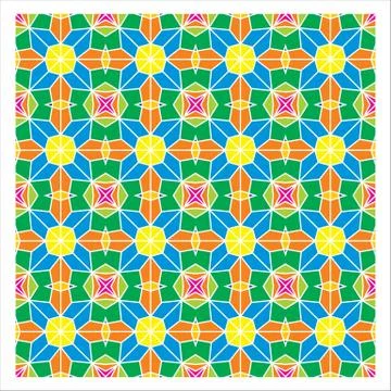 Geometric Seamless Pattern Stock-Illustration