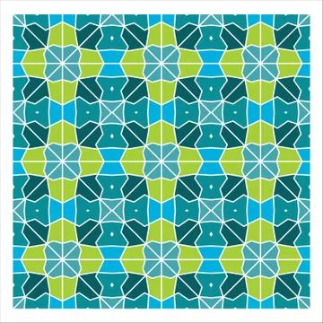 Geometric Seamless Pattern Stock Illustration
