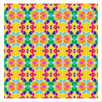 Geometric Seamless Pattern Stock Illustration