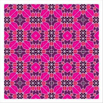 Geometric Seamless Pattern Stock Illustration