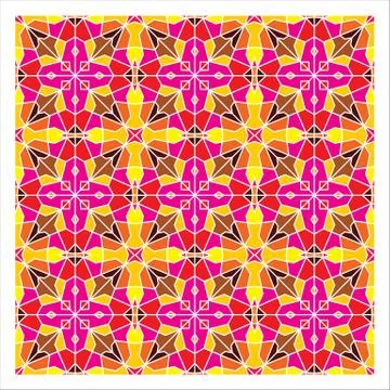 Geometric Seamless Pattern Stock Illustration
