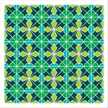 Geometric Seamless Pattern Stock Illustration