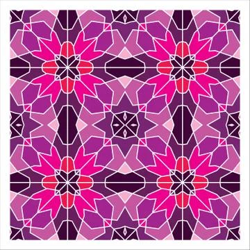 Geometric Seamless Pattern Stock Illustration