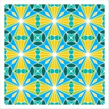 Geometric Seamless Pattern Stock Illustration