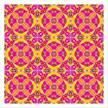 Geometric Seamless Pattern Stock Illustration
