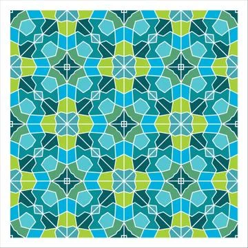 Geometric Seamless Pattern Stock Illustration