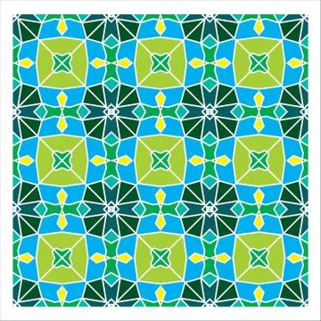 Geometric Seamless Pattern Stock Illustration