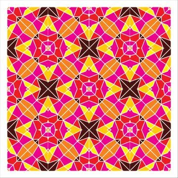 Geometric Seamless Pattern Stock Illustration