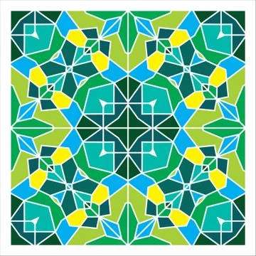 Geometric Seamless Pattern Illustrazione stock
