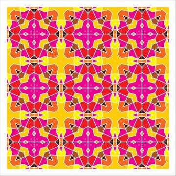 Geometric Seamless Pattern Stock Illustration