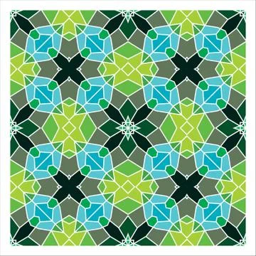 Geometric Seamless Pattern Stock-Illustration