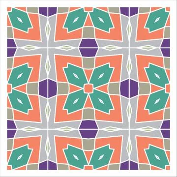 Geometric Seamless Pattern Illustrazione stock