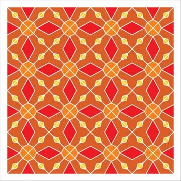 Geometric Seamless Pattern Stock Illustration