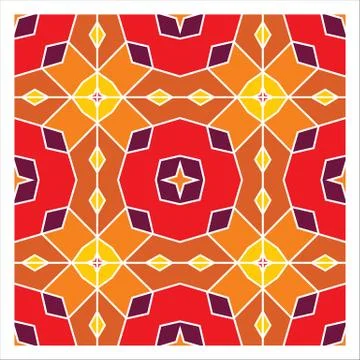 Geometric Seamless Pattern Stock Illustration