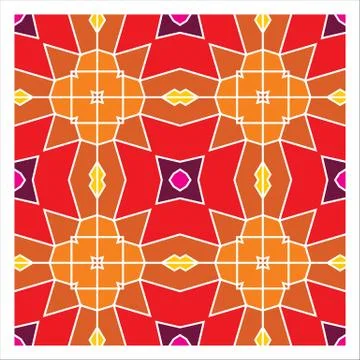 Geometric Seamless Pattern Stock Illustration