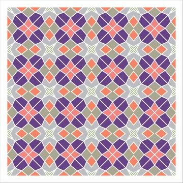 Geometric Seamless Pattern Stock Illustration