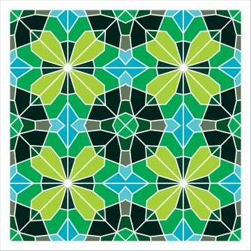 Geometric Seamless Pattern Stock Illustration