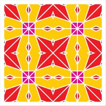 Geometric Seamless Pattern Stock Illustration