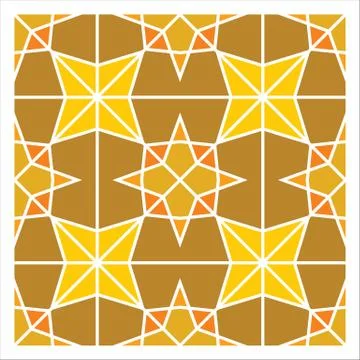 Geometric Seamless Pattern Stock Illustration