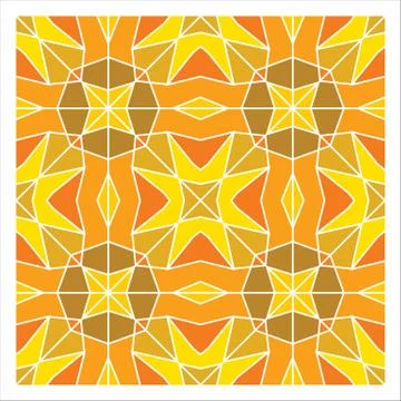 Geometric Seamless Pattern Stock Illustration