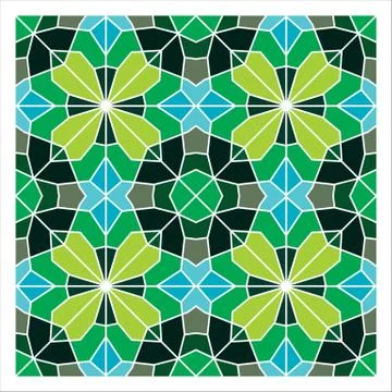 Geometric Seamless Pattern Stock Illustration