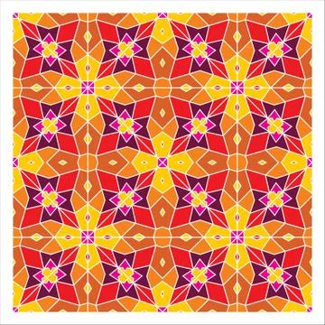 Geometric Seamless Pattern Stock Illustration