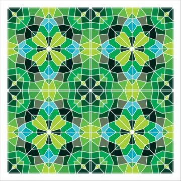 Geometric Seamless Pattern Stock Illustration