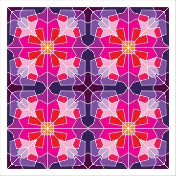 Geometric Seamless Pattern Illustrazione stock