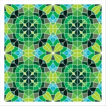 Geometric Seamless Pattern Stock Illustration