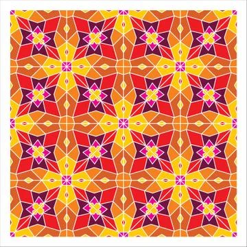 Geometric Seamless Pattern Stock Illustration