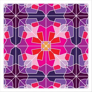 Geometric Seamless Pattern Illustrazione stock