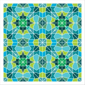 Geometric Seamless Pattern Stock Illustration