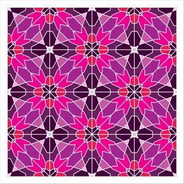 Geometric Seamless Pattern Stock Illustration