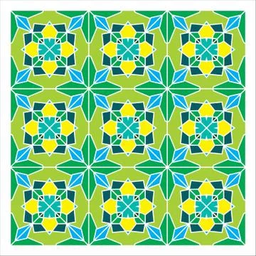 Geometric Seamless Pattern Stock Illustration