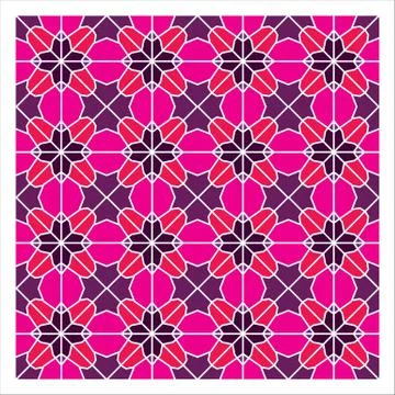 Geometric Seamless Pattern Stock Illustration