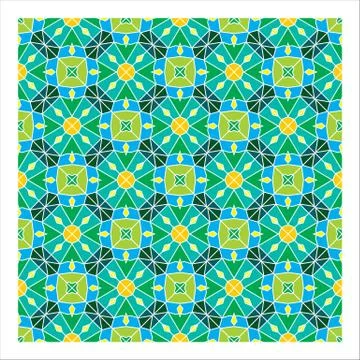 Geometric Seamless Pattern Stock Illustration