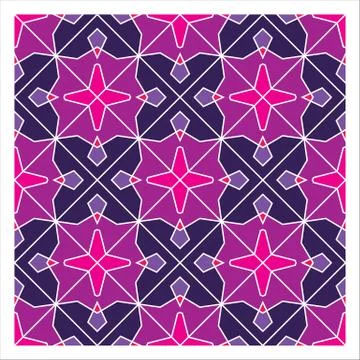 Geometric Seamless Pattern Stock Illustration