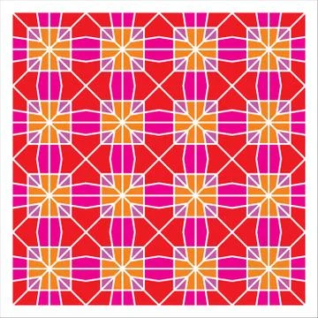 Geometric Seamless Pattern Stock Illustration